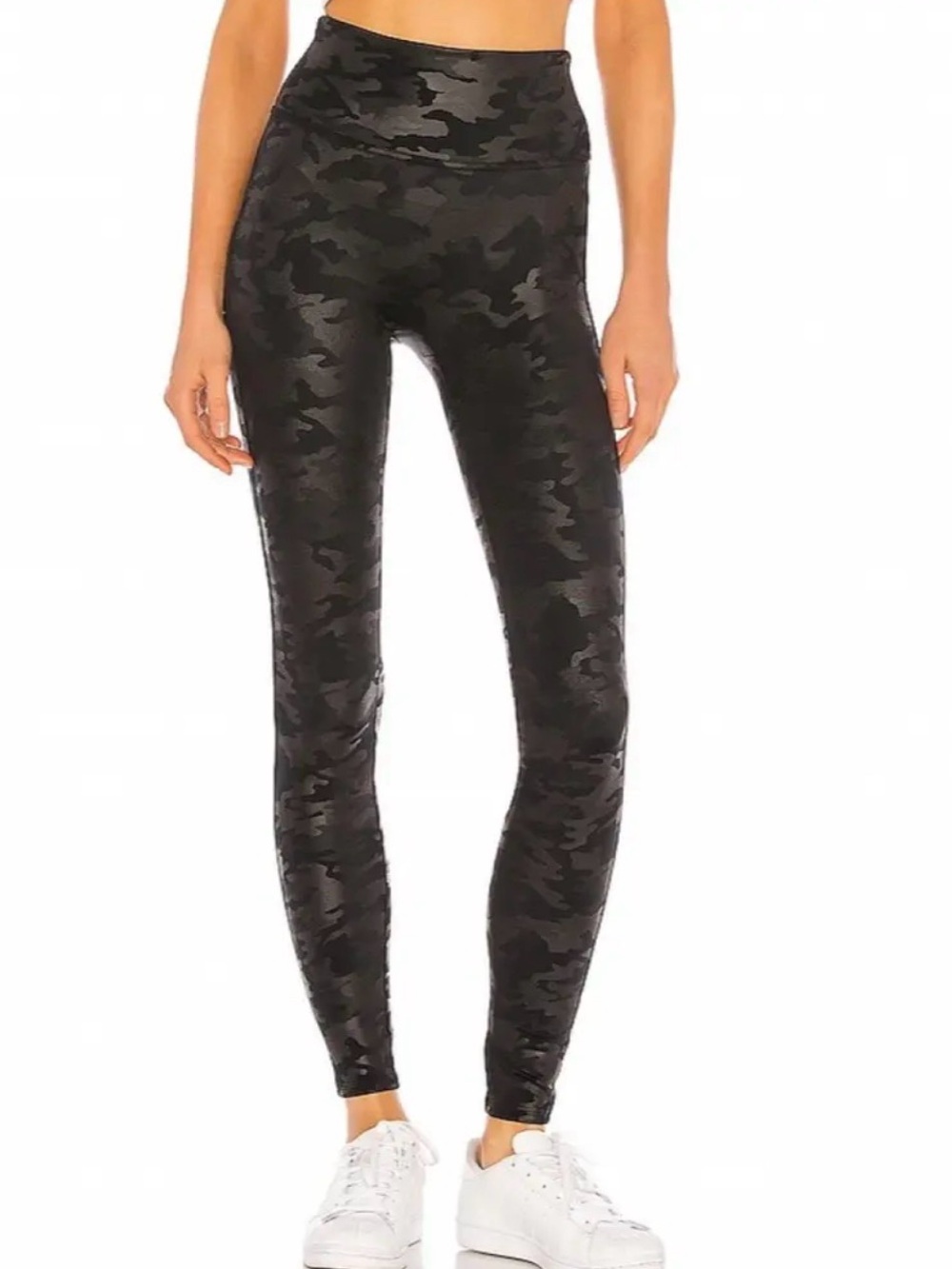 NTW SPANX Black Camo High-Waist Leggings
